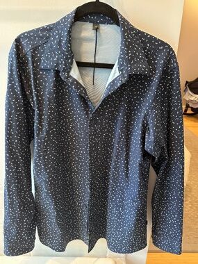 LULULEMON, NEW VENTURE SLIMT FIT L/S SHIRT, XL